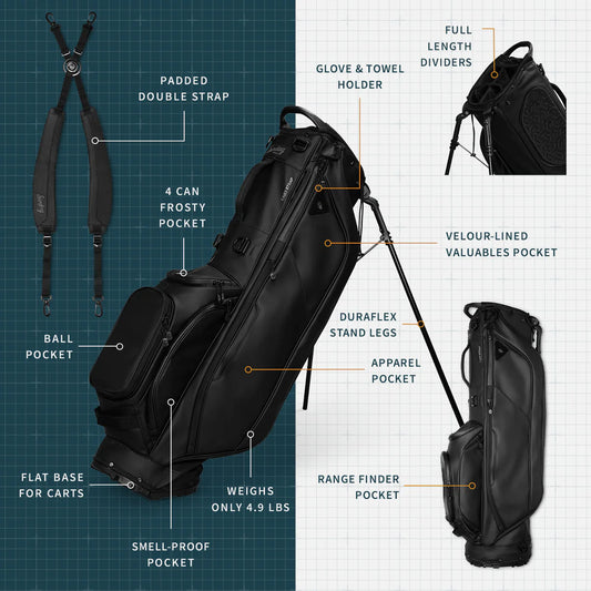 RYDER S-CLASS BLACK VEGAN LEATHER