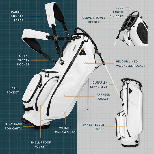 RYDER S-CLASS WHITE VEGAN LEATHER